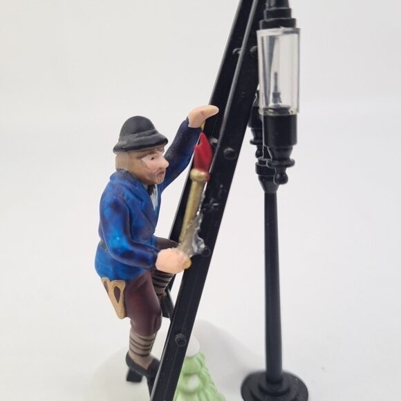 Department 56 Heritage Village "Lamplighter" 5577-8 Christmas Accessory Set - Picture 3 of 8
